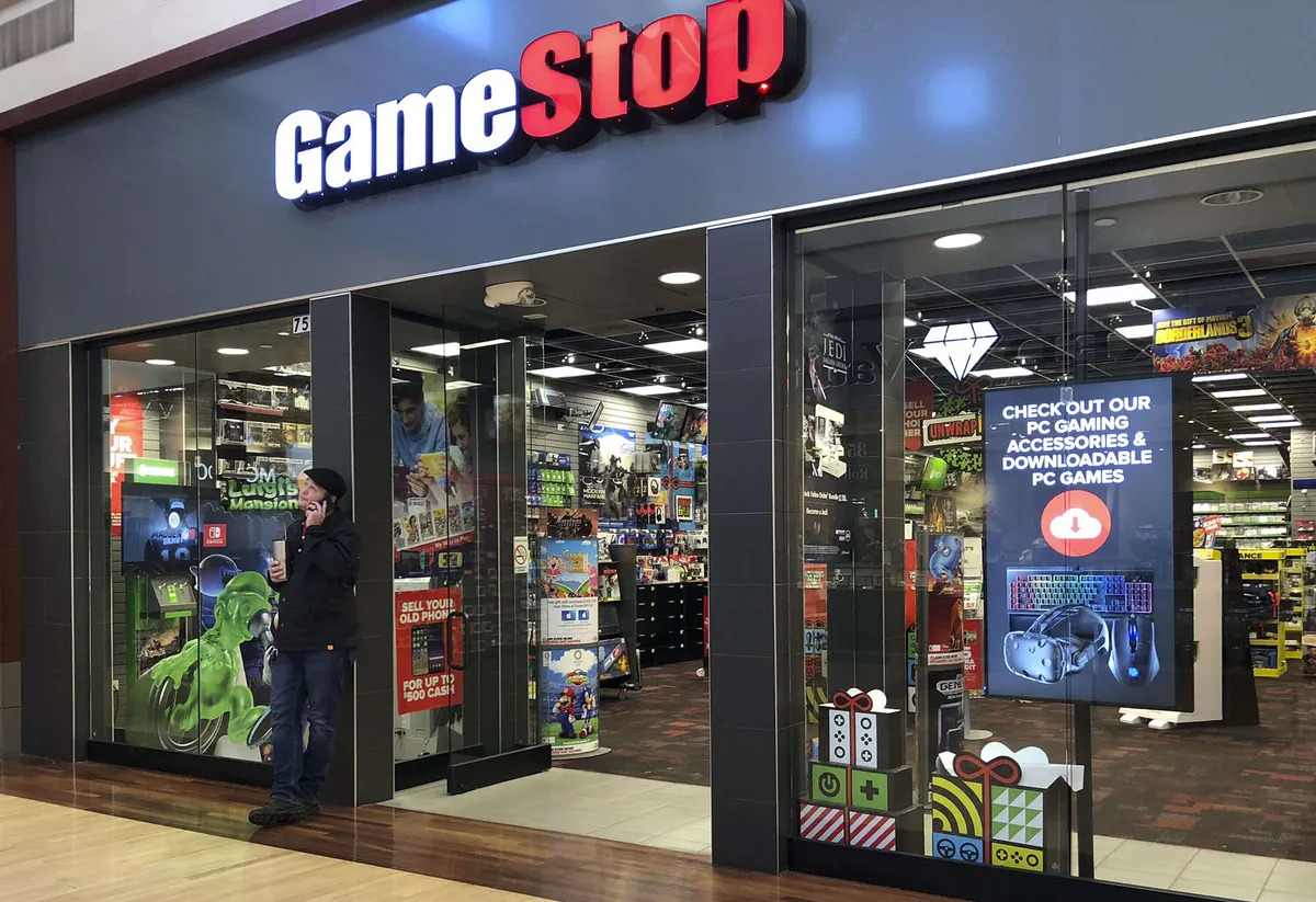 Gamestop’s stock price surged wildly once more
