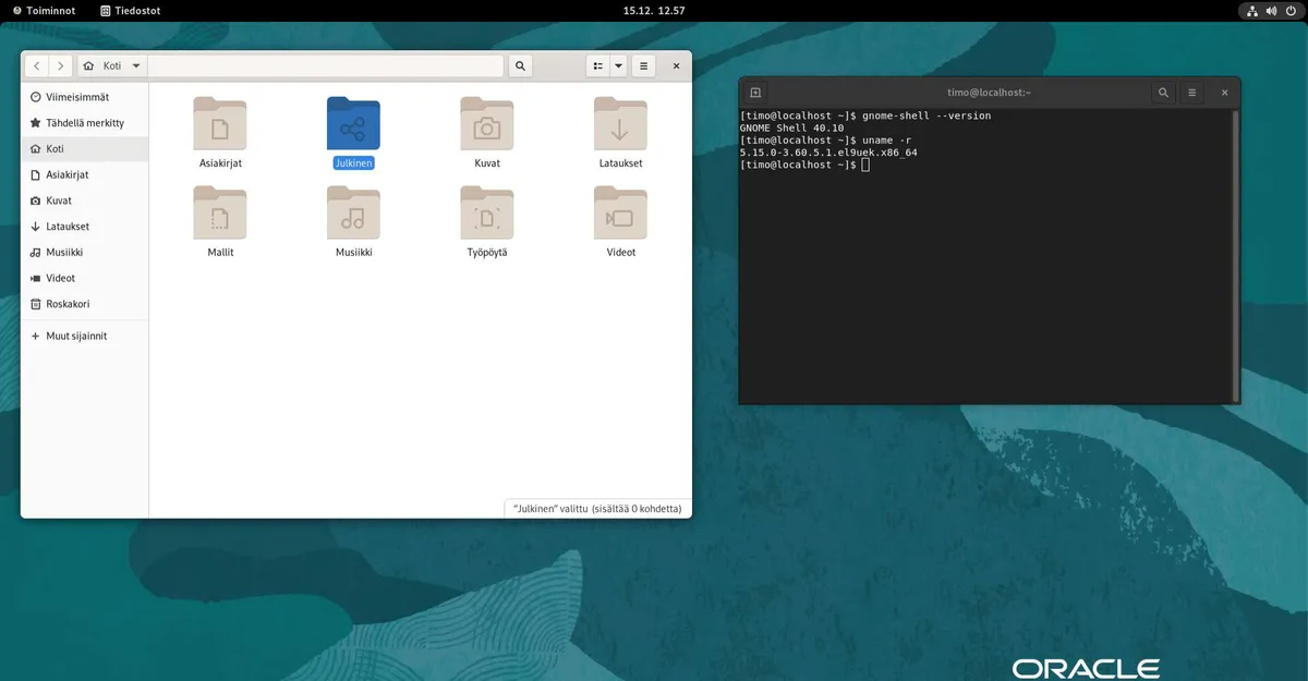 Kokeilussa oracle linux 9 1 olisiko t ss paras vaihtoehto red hatille