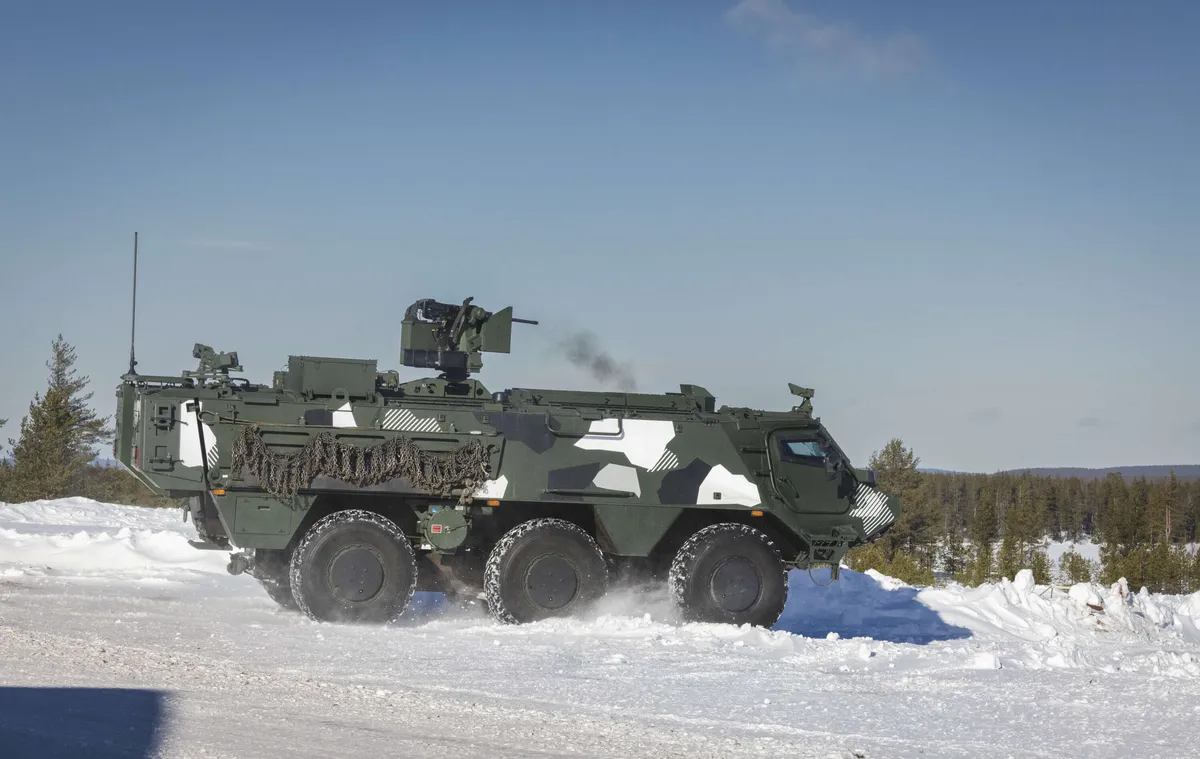 Patrian 6×6-panssariajoneuvosta tehtiin ohjuksia ampuva versio