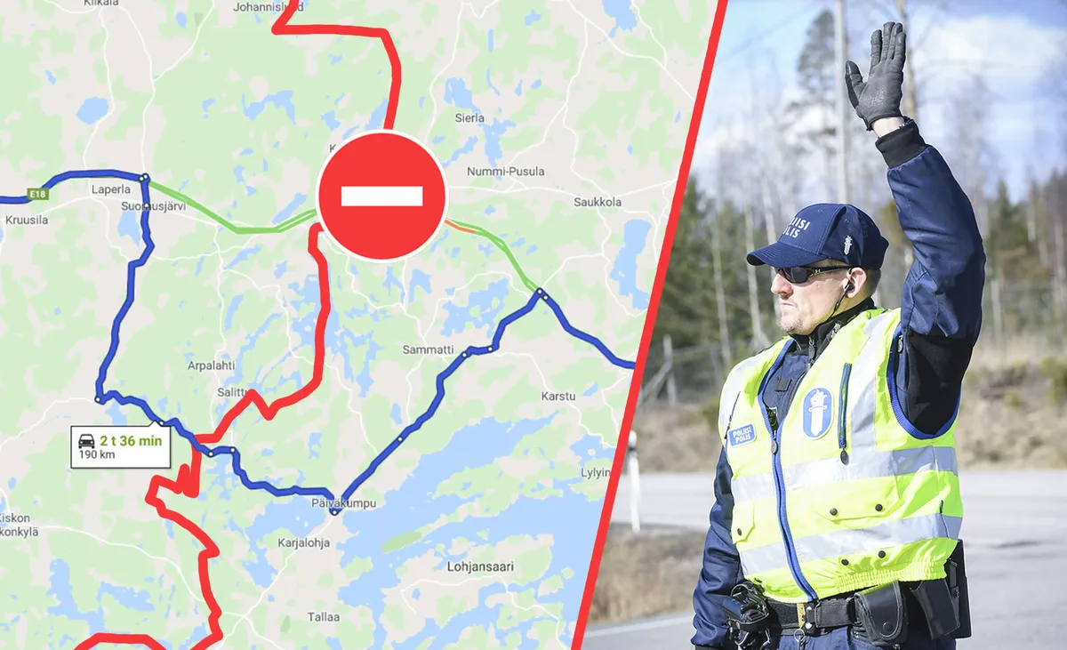 Google Maps neuvoo välttämään Uudenmaan tarkistuspisteet | Tekniikka&Talous