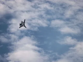 Suhoi Su-35S esityslennolla Moskovassa elokuussa 2022.