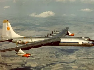 Convair NB-36H -kone kuvattiin Yhdysvalloissa vuoden 1956 paikkeilla. Kone teki koelentoja ydinreaktorilla lastattuna, mutta reaktoria ei liitetty moottoriin koskaan.