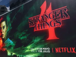 Netflixin originaalisarja Stranger Things nauttii suurta suosiota, mutta ei silti pärjää suosituimmille lisensoiduille sarjoille.