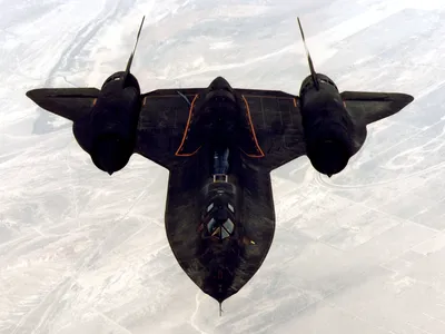 Tämä SR-71 ”mustarastas” on kuvattu vuonna 1982.