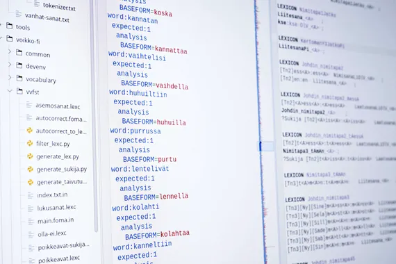Suomen kielelle on avoimen koodin oikolukuohjelma – tukee monia  ohjelmointikieliä | Tivi