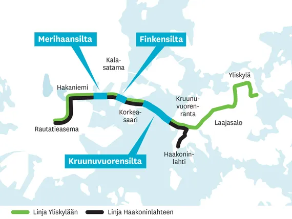 Helsinkiin rakennettava uusi jättisilta hirvittää jo vähän rakentajaakin –  Suomen pisimmän sillan pylonit nousevat 135 metriin | Tekniikka&Talous