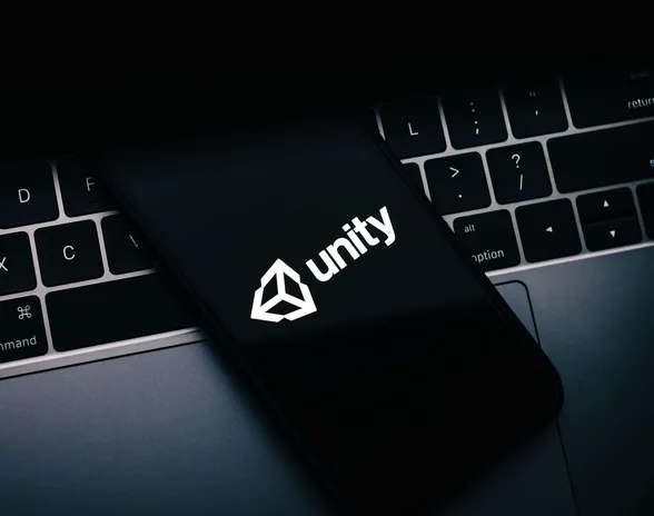 Unity on erittäin suosittu ennen kaikkea mobiilipelien kehityksessä. Kuvituskuva.