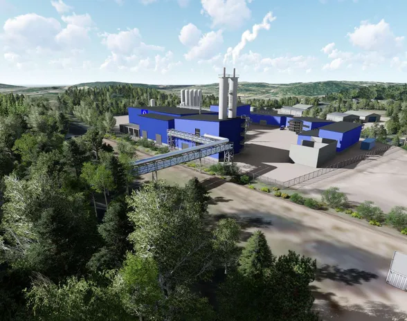 Kaasulaitos rakentuu Lahden Kymijärven voimalaitosalueelle.