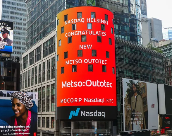 Metso Outotec syntyi Metson ja Outotecin yritysjärjestelyssä vuonna 2020
