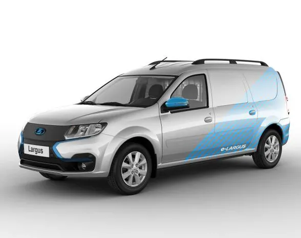 Pikavilkaisulla kuvissa näyttäisi olevan Dacia. Nyt se on kuitenkin Lada e-Largus -sähköauto.