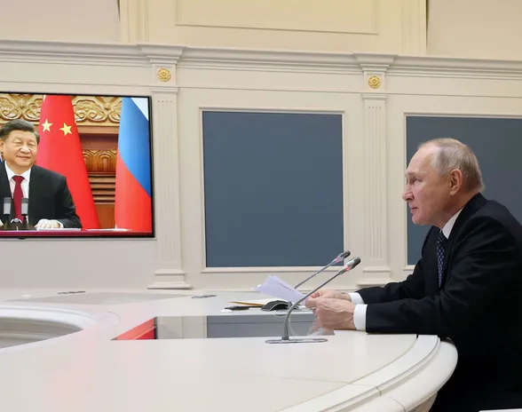 Putin ja Xi keskustelivat 30. joulukuuta 2022.