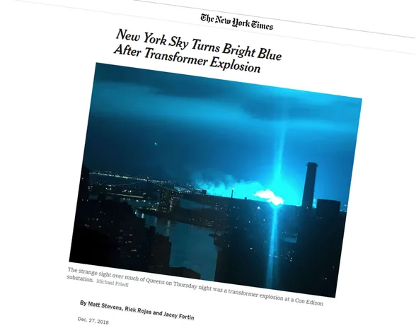 Yksi The New York Timesin haastattelemista paikallisista kuvaili sinisen sävyä