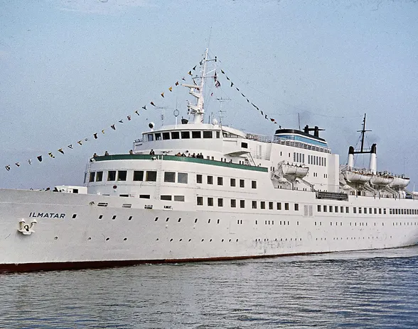 M/S Ilmatar kuvattuna Kööpenhaminan edustalla vuonna 1981.