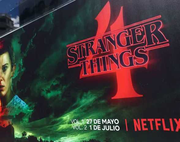 Netflixin originaalisarja Stranger Things nauttii suurta suosiota, mutta ei silti pärjää suosituimmille lisensoiduille sarjoille.