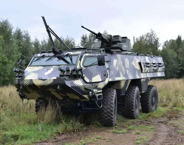 Suomi hankkii ainakin 91 tällaista 6x6-panssariajoneuvoa Patrialta.