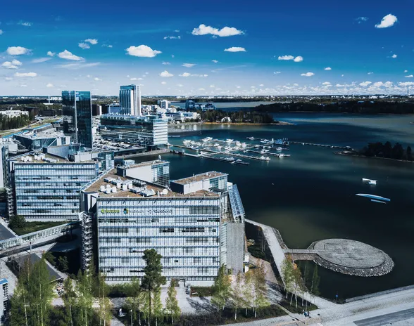Microsoftin pääkonttori sijaitsee Espoon Keilaniemessä.