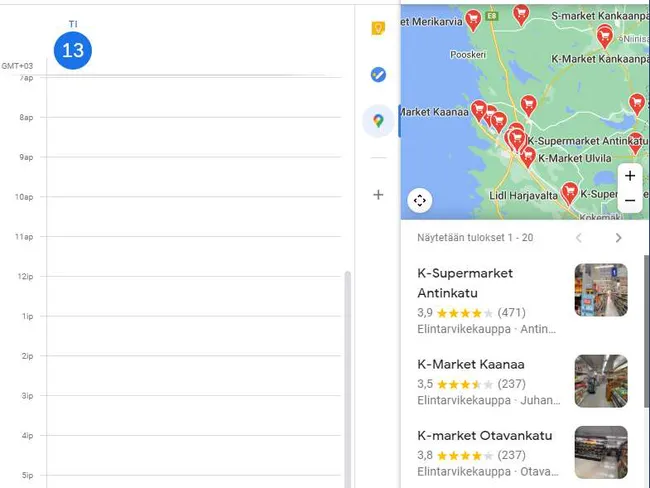 Google Maps saapuu Google Kalenteriin | Tivi