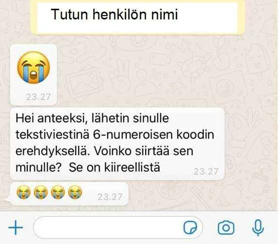 Poliisi tutkii WhatsApp-tilien kaappauksia – vanha huijaus kiertää edelleen  | Mikrobitti