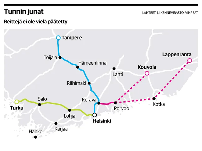 Turun tunnin junan rakentamisesta kertyy 10 miljoonaa kuutiota  ylijäämämassoja – kuljetukseen ja sijoitteluun etsitään uusia ratkaisuja |  Tekniikka&Talous