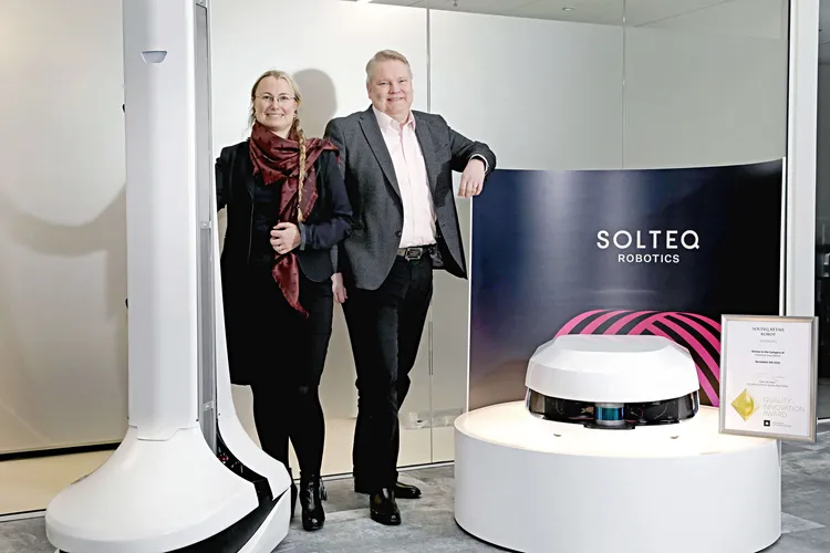 Solteq teki radikaalin liikkeen ja kehitti robotin, joka skannaa ...