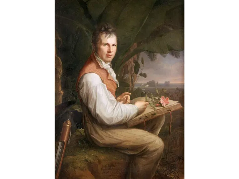 Friedrich Georg Weitschin maalaama muotokuva Alexander von Humboldista vuodelta 1806.