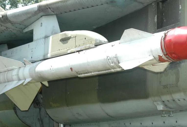 R-23T missiles in MiG-23 wing pylons.