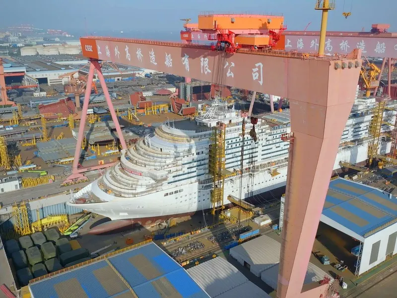 Shanghai Waigaoqiao Shipbuilding Corp. kuuluu Kiinan telakkateollisuuden aateliin.