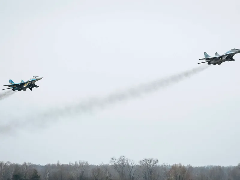 Ukrainan ilmavoimien MiG-29-kalustoa vuonna 2016.
