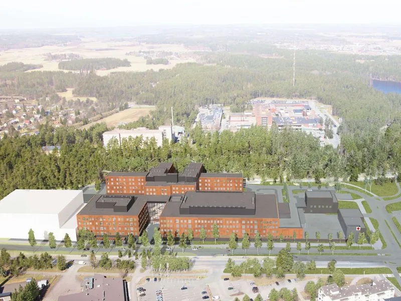 Ahveniston luonnonpuiston kupeeseen Hämeenlinnaan rakennettava sairaala on tulevaisuuden terveydenhuollon ja uuden sukupolven sairaala sekä palvelukeskus.