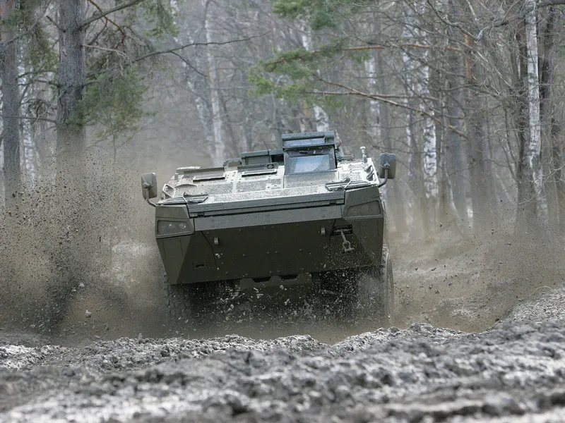 Puolustusvoimien kykyä lisätään suurella ampumatarvikekaupalla. Kuvassa Patrian valmistama AMV panssariajoneuvo.