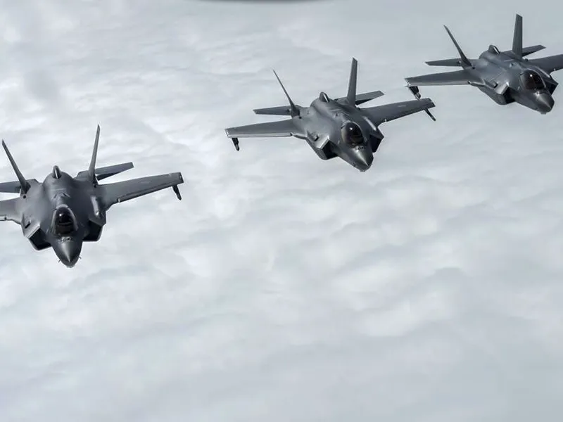 Norjan ilmavoimien F-35A Lightning II -monitoimihävittäjiä Arctic Challenge Exercise -ilmasotaharjoituksessa kesäkuussa 2023.