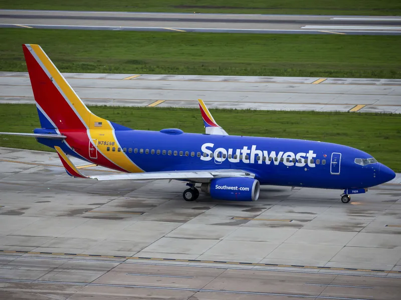 Southwest Airlinesin Boeing 737-700.