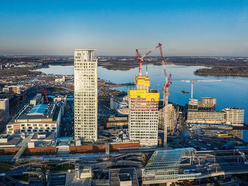 VTT tutki Helsingin Kalasatamassa energiaomavaraisten ja energiapositiivisten alueiden ominaisuuksia.