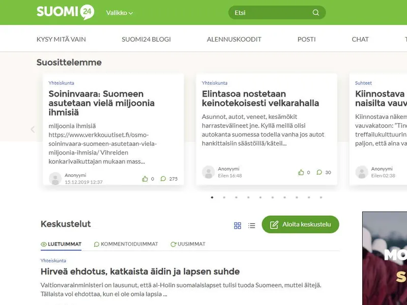 Suomi24 ja Treffit24 uudelle omistajalle – ”Haluamme nostaa Suomi24:n  roolia” | Talouselämä