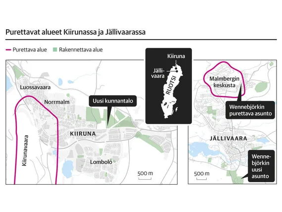 Ruotsi siirtää kokonaisia kaupunkeja - suomalaiset saivat Eldoradon |  Kauppalehti