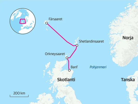 Tietoliikenne Shetlantiin katkesi – Syynä vaurioitunut merikaapeli ...