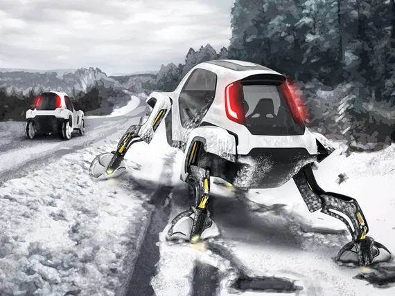 Jalalle vie! Yllättäisikö Suomen talvi Hyundain hurjan vision kävelevästä  sähköautosta? | Kauppalehti