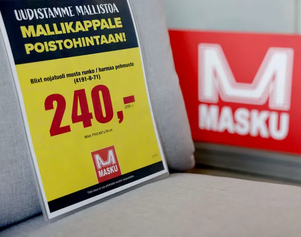 Kalustetalo Masku on tuomittu useasti kuluttajasuojalain vastaisesta alennus- ja tarjousmarkkinoinnista.