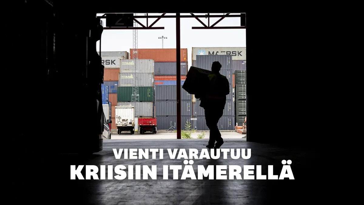 Kriisi Itämerellä pysäyttäisi 95 % Suomen tavaraliikenteestä – Rajuja muutoksia suunnitteilla