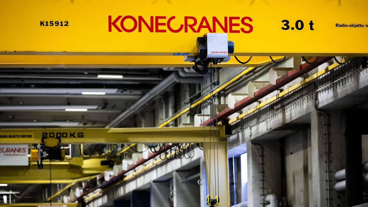 Konecranes päättää nyt osakesplitistä – Kim Lindström: Noussut ”käsittämättömän korkealle”