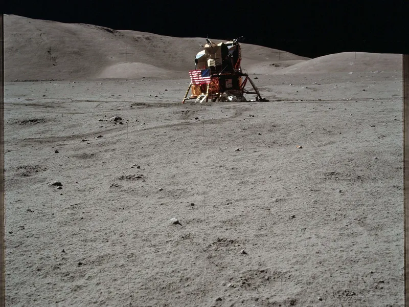Apollo 17:n laskeutumispaikka.