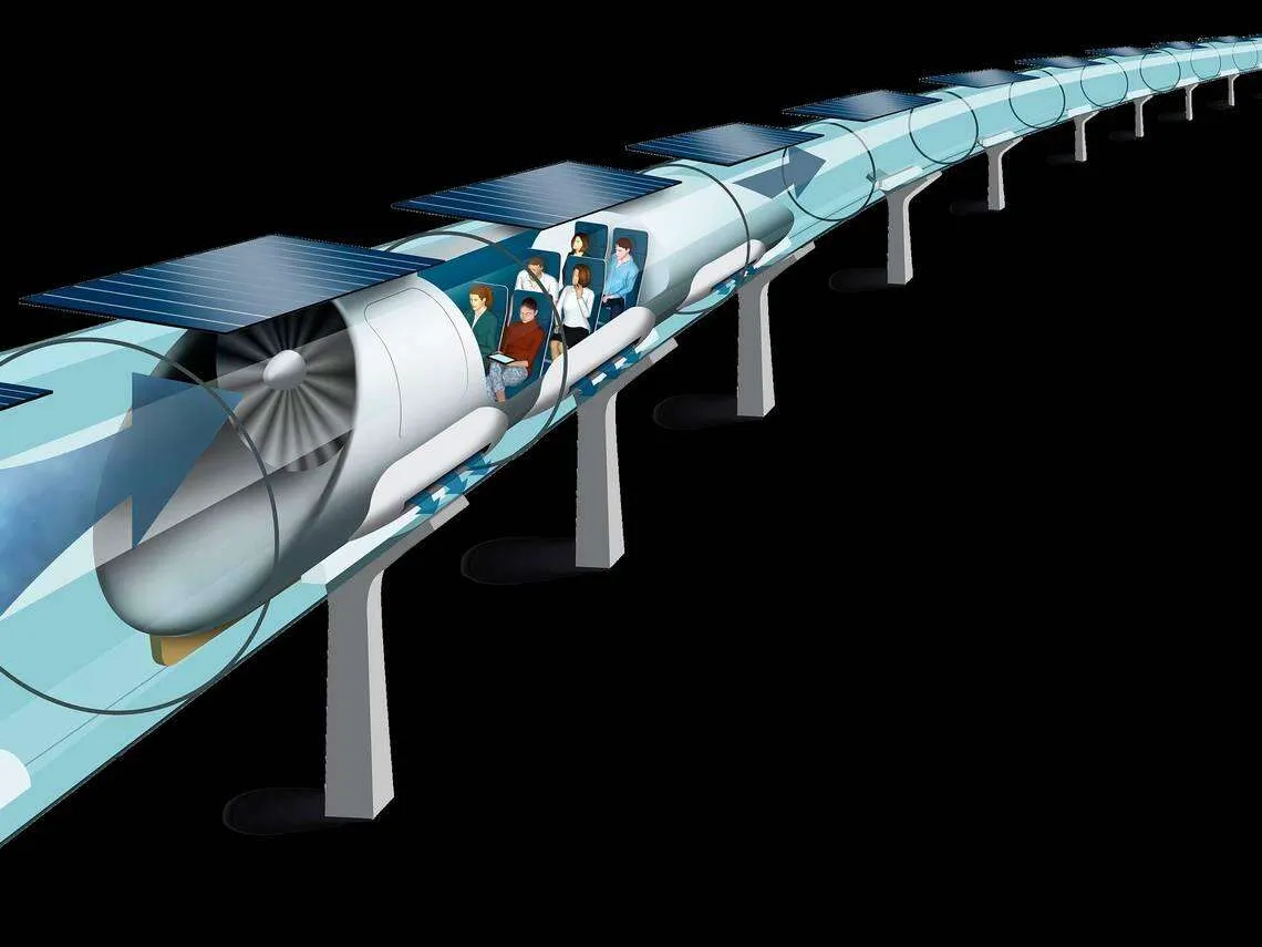 Korvaako hyperloop maan sisäiset lennot tulevaisuudessa? - Sitä ennen  vekotinta odotetaan Hampurin satamaan kuskaamaan kontteja 1200 km/h |  Tekniikka&Talous