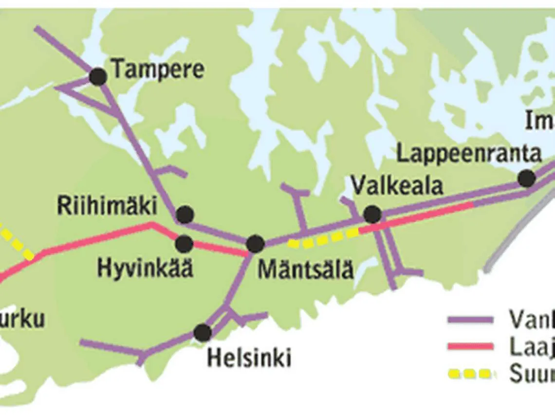 Suomen maakaasuverkosto | Tekniikka&Talous