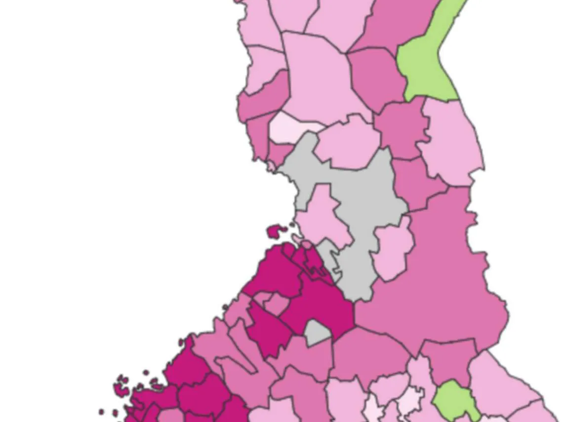 Kartta paljastaa: Pohjanmaalla on vähäisin into ottaa influenssarokotuksia  | Talouselämä