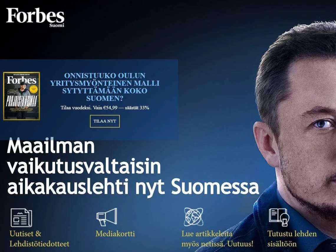 Suomen Forbes oli nolo sekoilu – nyt entinen jenkkipäätoimittaja selittää  Lööpissä: Syynä oli Suomen sosialismi | Kauppalehti