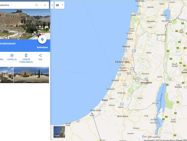 Google Maps joutui kohun keskelle – Poistettiinko Palestiina kartalta? |  Tekniikka&Talous