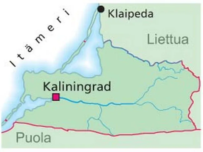 Kaliningrad kartalla | Tekniikka&Talous