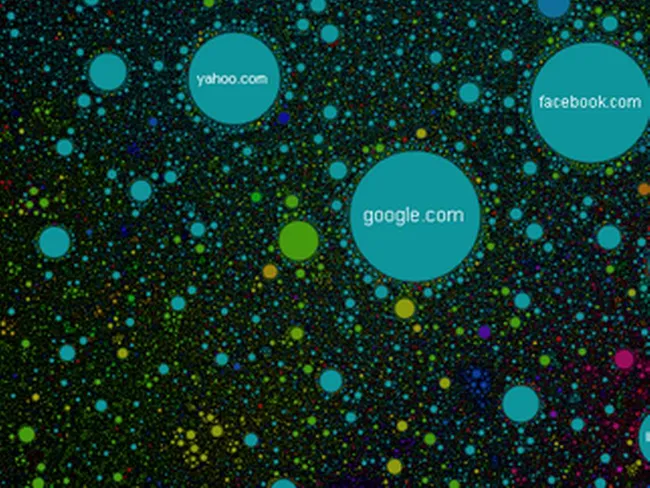 Internetin kartta on kuin tähtitaivas: tältä näyttävät 350 000 sivuston  keskinäiset suhteet | Tivi