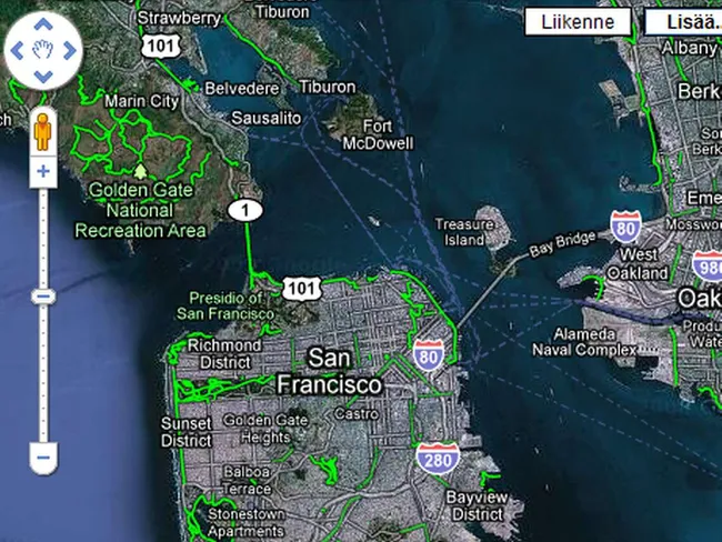 Pyöräreitit tulivat Googlen karttapalveluun | Tivi