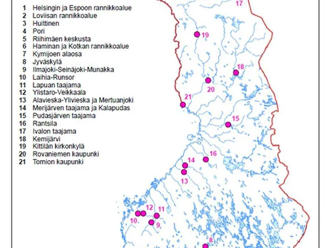 21 paikkaa nimetty - näillä alueilla on suurin tulvariski Suomessa |  Tekniikka&Talous